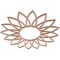 Ekena Millwork Daisy Wood Fretwork Pierced Ceiling Medallion, Cherry, 24"OD x 8 3/8"ID x 1/4"T CMWP24X24X0250DACH - alternate 5
